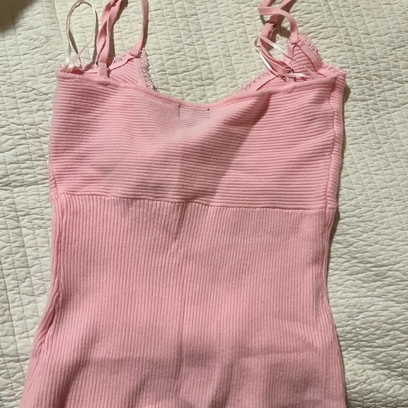Beyond Pink Ribbed Camisole - Picture 3 of 3